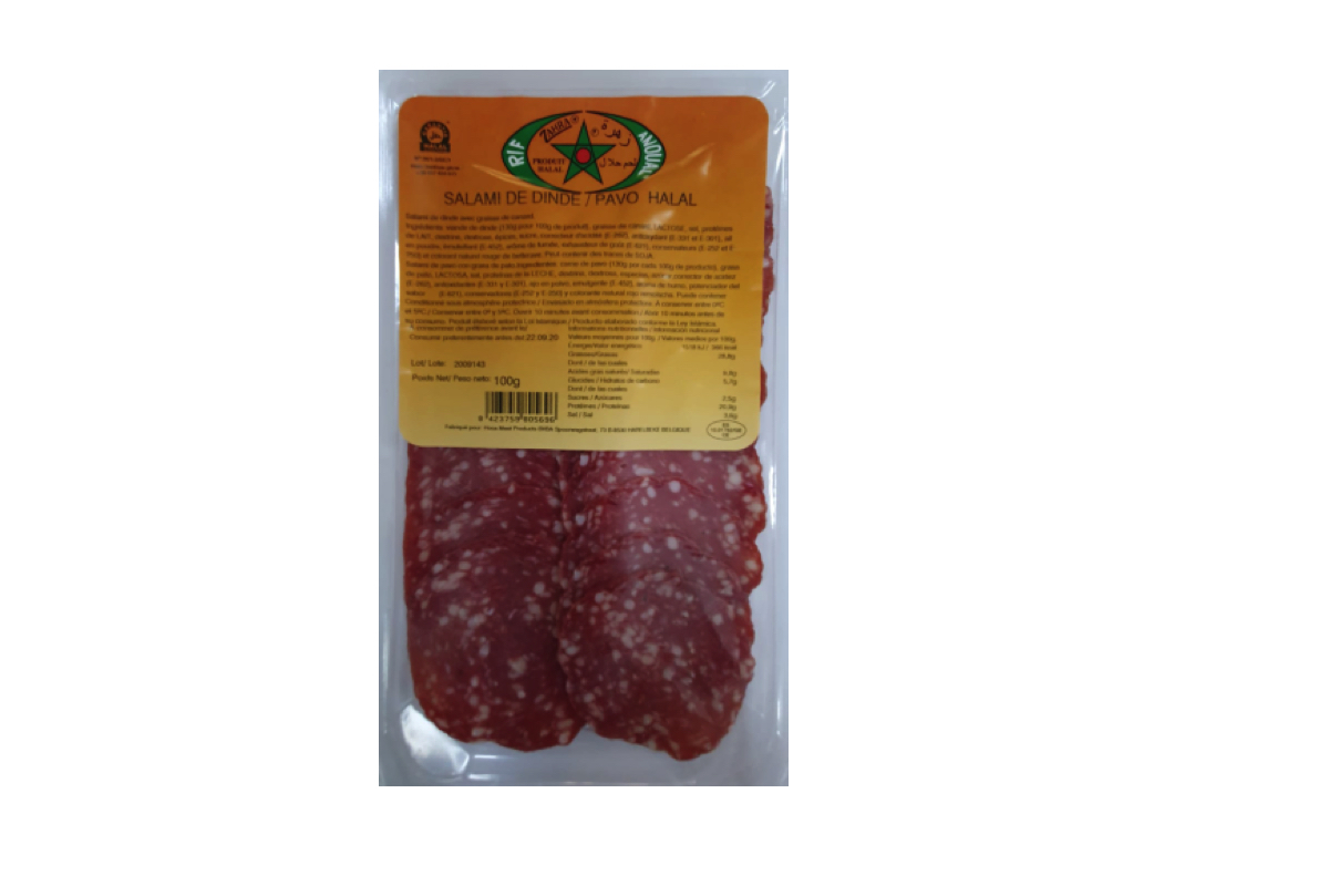 Salami De Dinde 100g Les Halles Du Sud